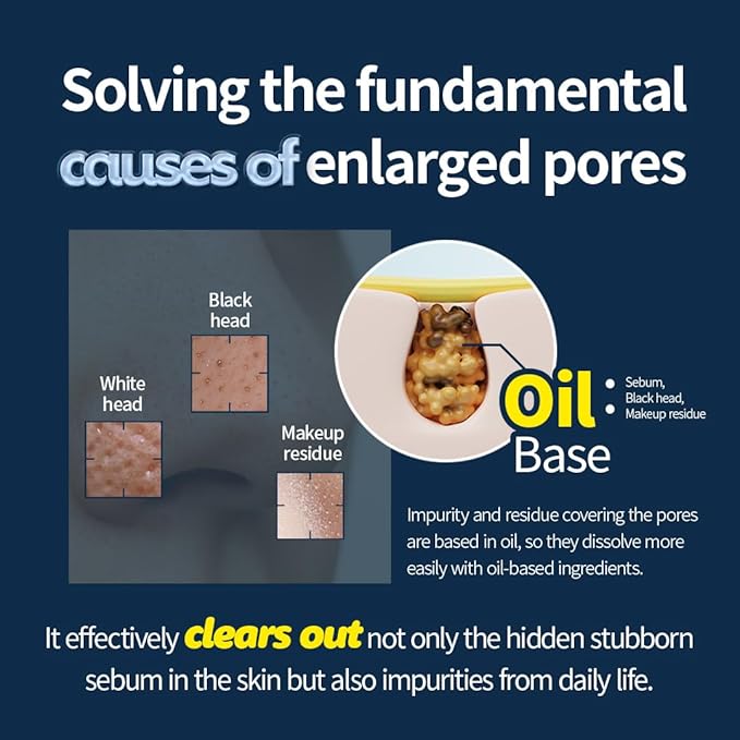 ANOTHERFACE PEPTATHENOL™ Aqua Balance Cleansing Oil, Korean Skin Care, Black Head & Waterproof Makeup Removal, Deep Cleansing, Quick Melting, Non-irritation for Sensitive Skin, Vegan, 10.14 Fl. Oz