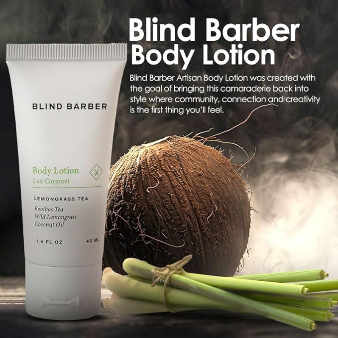 Blind Barber Body Lotion - Case of 300 - Lotion Tube with Flip top Cap - Body Lotion For Women and Men Set