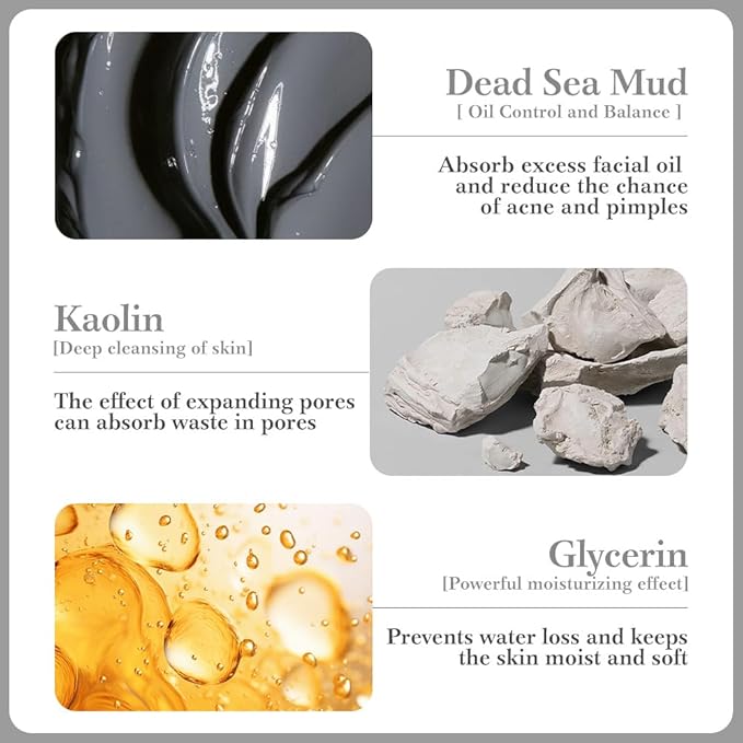 10X Collagen Anti-Aging Sleep Mask โ Active Protein Technology โ Intensive Hydration, Reduces Sagging & Dullness, Skin Care, Smooth & Whitilight, Cruelty-free (10PCS-Mud Mask-Dead sea mud White)