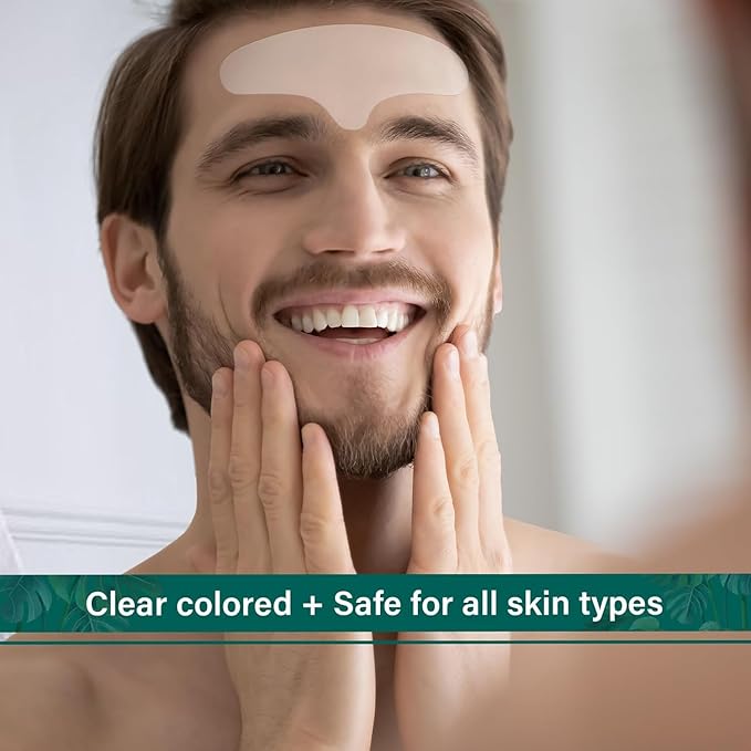 12 Pcs Reusable Silicone Pads for Forehead, Chest & Eye, Anti Wrinkle Patches to Smooth Fine Lines, Chest Wrinkle Pads & Anti Aging Face Silicone Patches for Women