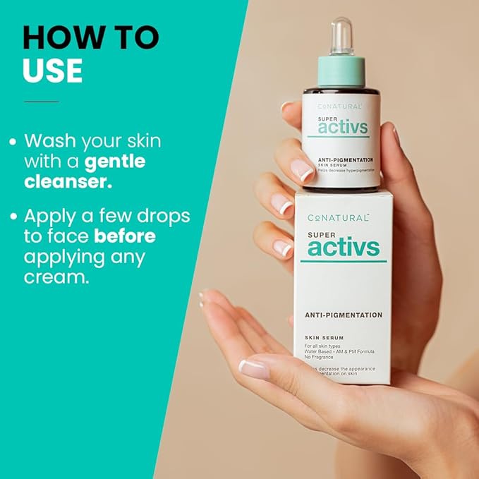 Conatural Anti-Pigmentation Serum 30ml - Dark Spot Corrector Serum for Hyperpigmentation, Dark Spots, & Dull Skin- Targeted Treatment with Antioxidants for Effective Dark Spot Removal