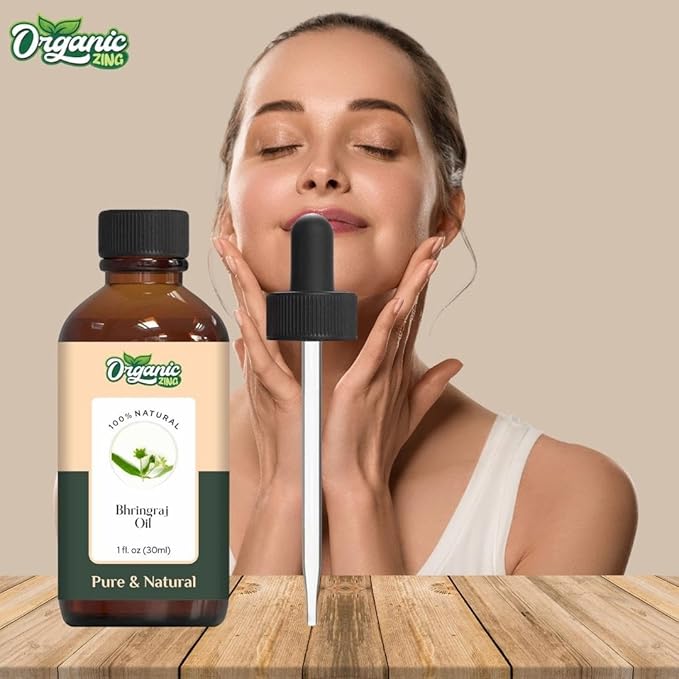 Bhringraj (Eclipta alba) Oil | Pure & Natural Carrier Oil for Skincare, Hair Care & Massage - 30ml/1.01fl oz