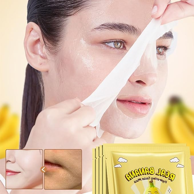 8 Pack Fruit Facial Mask Set โ Hydrating & Brightening Combo Face Masks for All Skin Types, Natural Sheet Masks Gift Set, Hypoallergenic Spa Skincare for Women/Men, Soothe Sensitive Skin (8 Pcs-Set01)