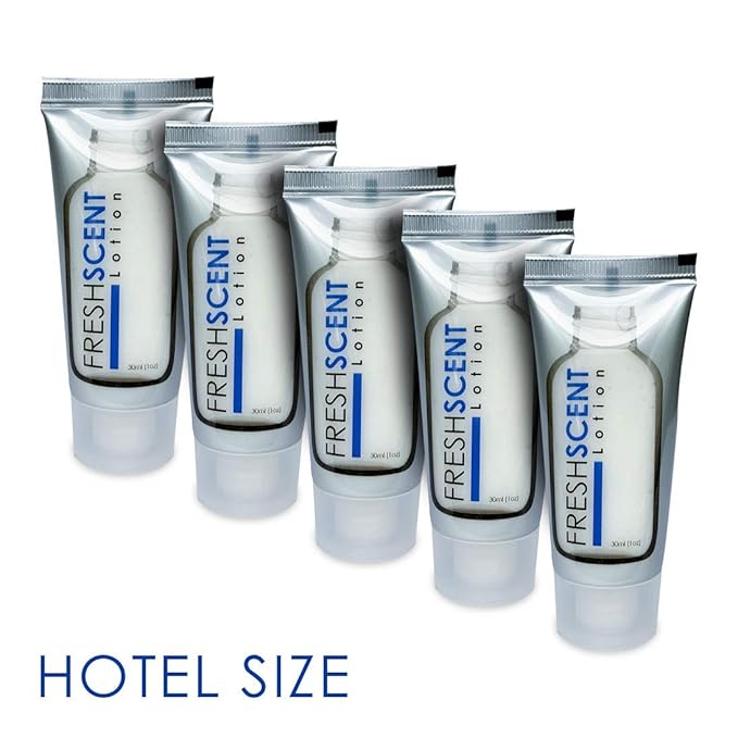 Freshscent Lotion 1oz (200 Pack) Hotel Travel Size, Bulk Amenities and Toiletries for Hospitality
