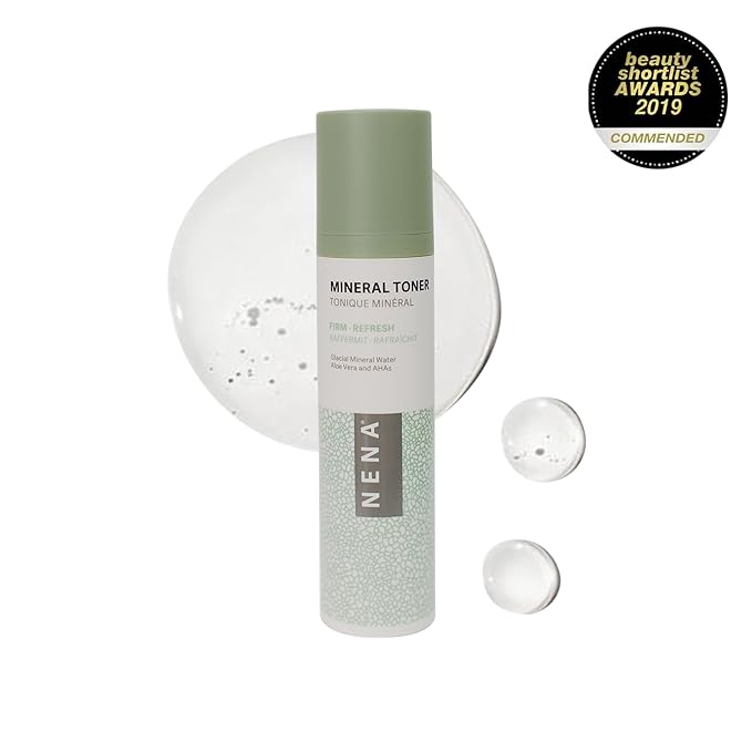 NENA Natural Skincare Kit | 4-Piece Daily Skin Essentials for Women & Men - for Dry, Oily, Normal and Sensitive Skin | EWG Verified, Cruelty Free & Vegan-Friendly