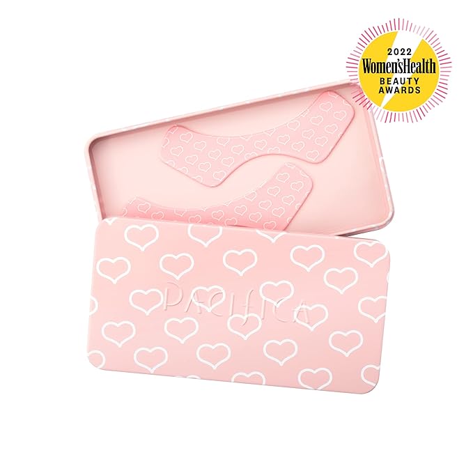 Pacifica Beauty Reusable Lip Line Mask, Skincare, Silicone Mask, For Fine Lines and Wrinkles, Lift and Firm, Pair with Serum, Storage Tin Included, Skin Care, Face Masks Skincare, Vegan, 2 Pieces