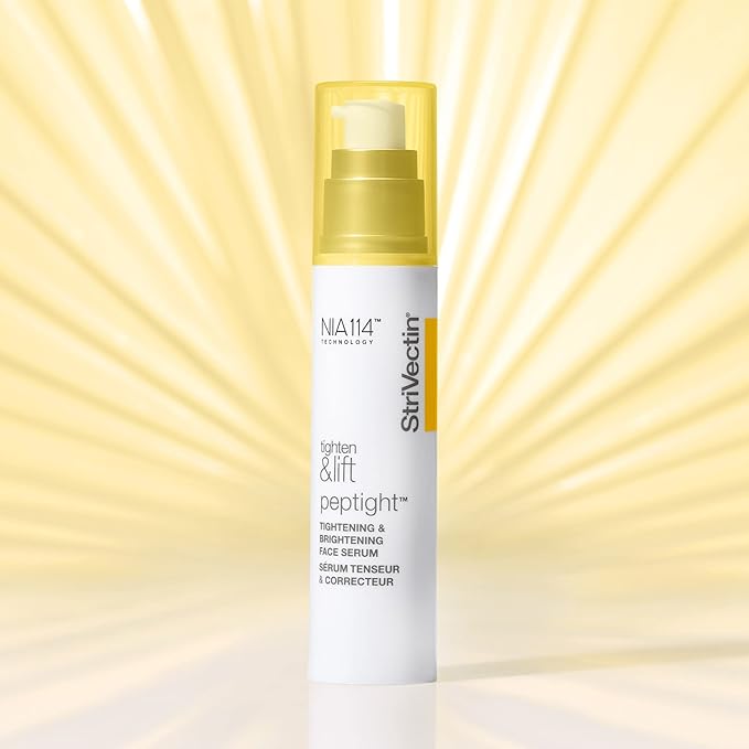 StriVectin Tighten and Lift Peptight Tightening and Brightening Face Serum with Peptides for Even Skin Tone, 1.7 Fl Oz