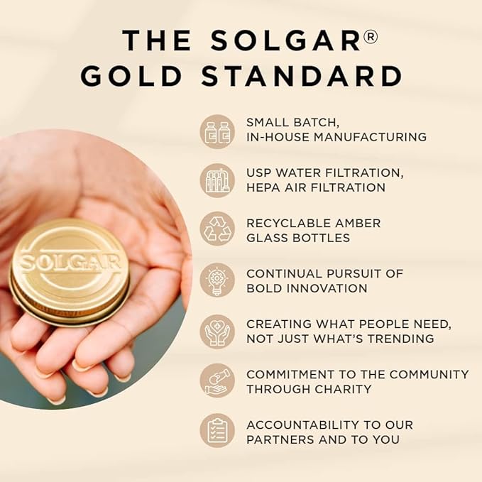 Solgar Biotin 5000 mcg - 50 Vegetable Capsules - Supports Healthy Skin, Nails & Hair - Non-GMO, Vegan, Gluten Free, Dairy Free, Kosher - 50 Servings