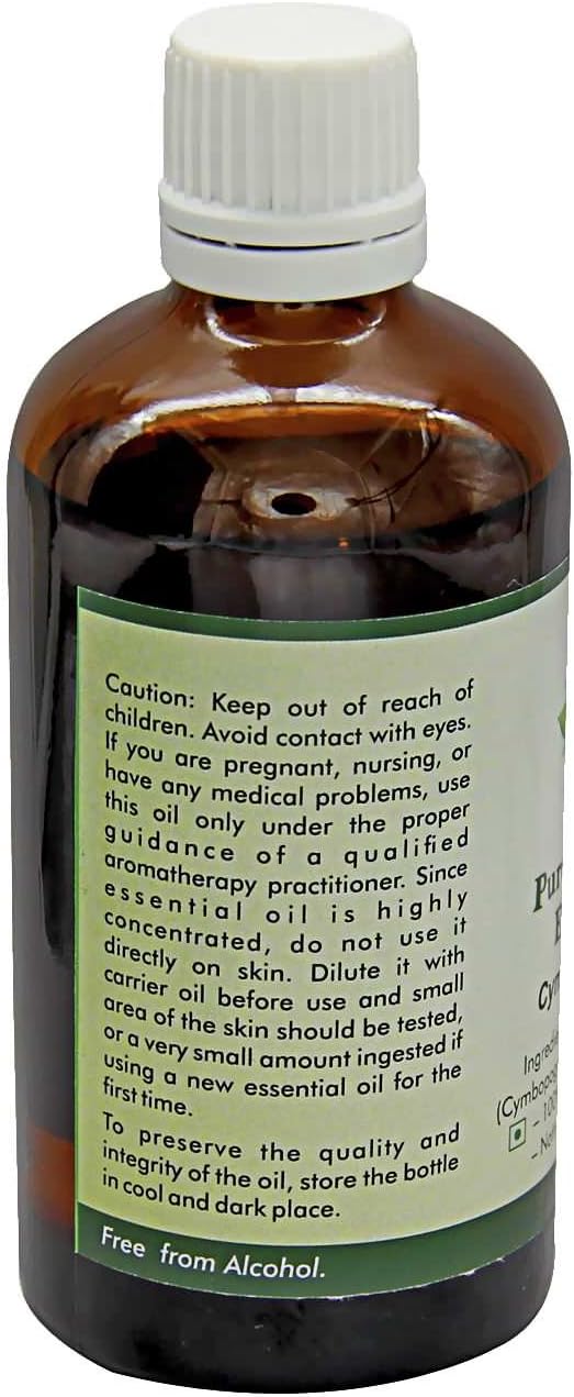 Lemongrass Essential Oil | Cymbopogon Citratus | Lemongrass Oil | for Hair | for Body | for Massage | 100% Pure Natural | Steam Distilled | Therapeutic Grade | 10ml | 0.338oz by R V Essential