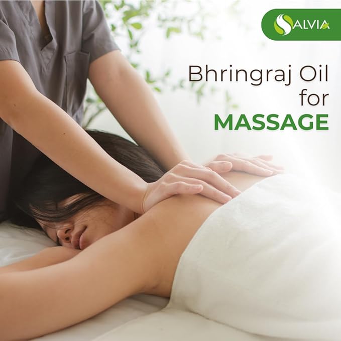 Salvia Bhringraj Oil (Eclipta alba) - Undiluted Uncut Cold Pressed Premium Oil (500ml (16.9 Fl Oz))