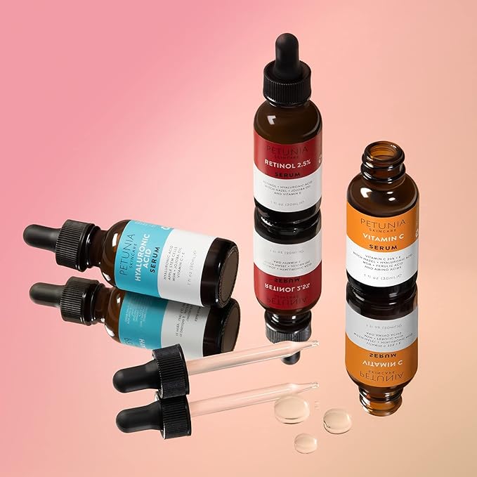 Hyaluronic Acid Serum with Vitamin C For Face, Hydrate and Plump Dry Skin, Boost Collagen, Anti Aging Diminish Fine Lines and Wrinkles, Natural & Organic Vegan Ingredients, 1 fl oz