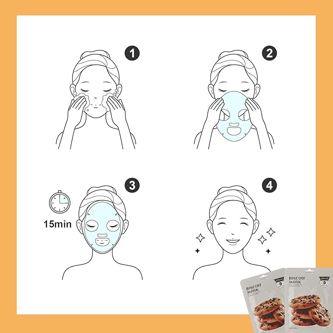 Facial mask Moisturizing face Mask - 10 Sheets, Deep Hydration, Improves Dry Skin, Sheet Mask, skincare for All Skin Types (COLOR-1)