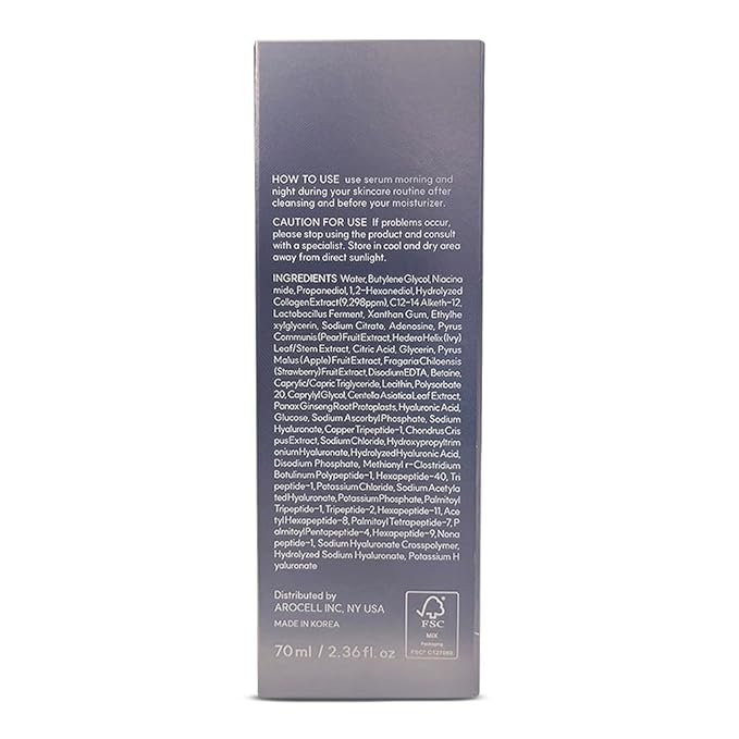 AROCELL Botulcare Synergy Bubble Serum Fast Absorption 70 ml/2.37 Fl Oz Elasticity Pore Minimizing Wrinkle Care Treatment Anti-Aging Facial Skin Korean Skincare