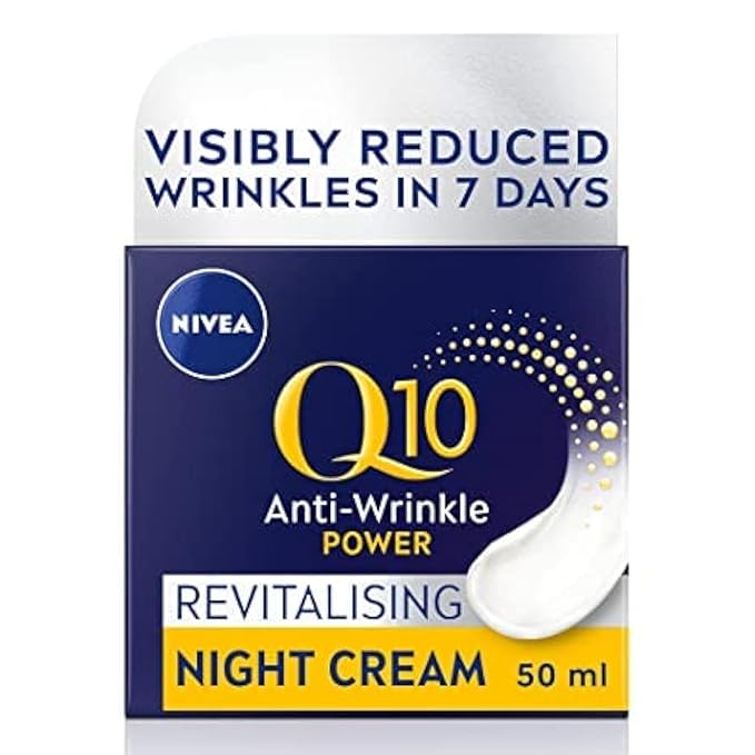 NIVEA Q10 plus Anti-Wrinkle Night Care 50ml - Pack of 2