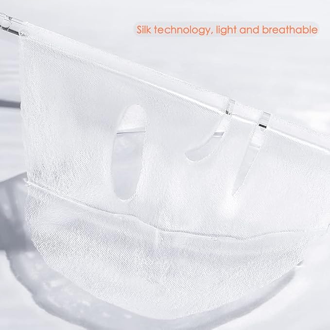 100PCS Compressed Facial Mask Disposable DIY Cosmetic Compressed Facial Mask Sheet Mask Paper Skin Care Wrapped Masks with Mask Bowl