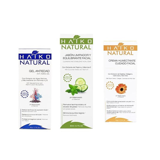 Facial Care Set – Hydrating Face Cream with Collagen & Elastin, Anti-Aging Cream & Facial Cleansing Soap – Hydration, Skin Care & Radiance – Paraben-Fre