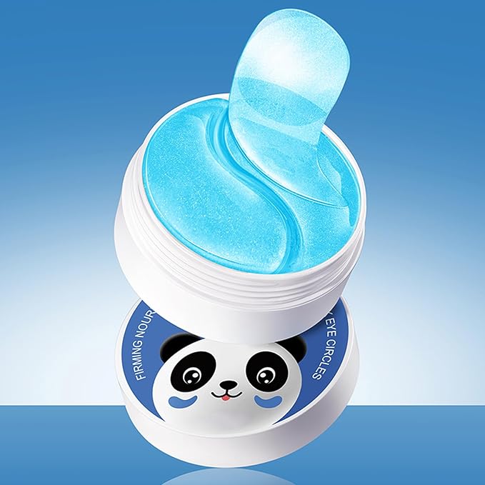 Under Eye Patches for Dark Circles, Puffy Eyes & Wrinkles - 60 Pairs Hydrating Eye Mask with Hyaluronic Acid, Blueberry Extract - Vegan, Cruelty-Free