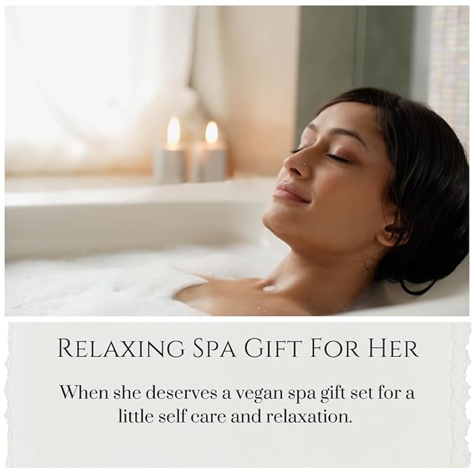 Natural Self Care Gifts for Women Basket Get Well Gifts for Women After Surgery, Bath Salts Set, Self Spa Kit, Sick Care Package, Home Spa Kit, Get Well Basket for Men After Surgery, Lavender Bath Set