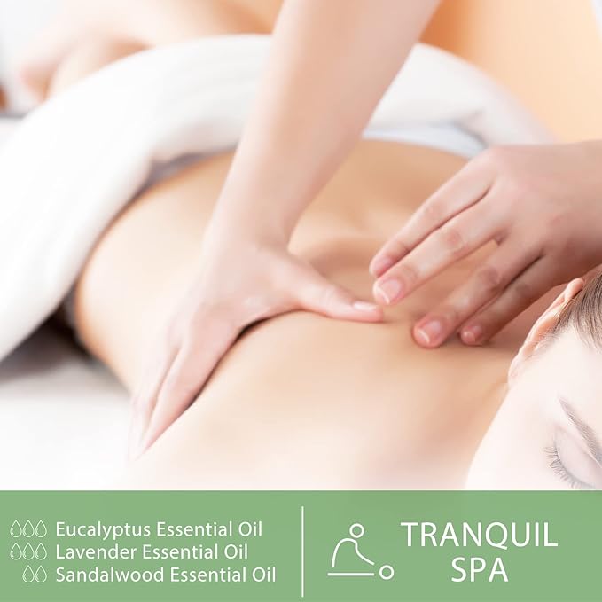 100ML Sandalwood Essential Oil, Pure Aromatherapy Essential Oils for Diffuser, Humidifier, Relax, Scented Oils for Soap, Candle Making, Huge 3.38fl.oz Bottle