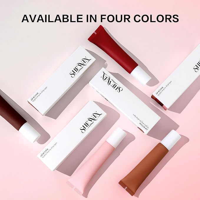 Tinted Lip Butter Balm - Vegan Lip Balm for Instant Moisture, Shine & Hydration - Sheer-Tinted, Soothing Skincare (Cherry)