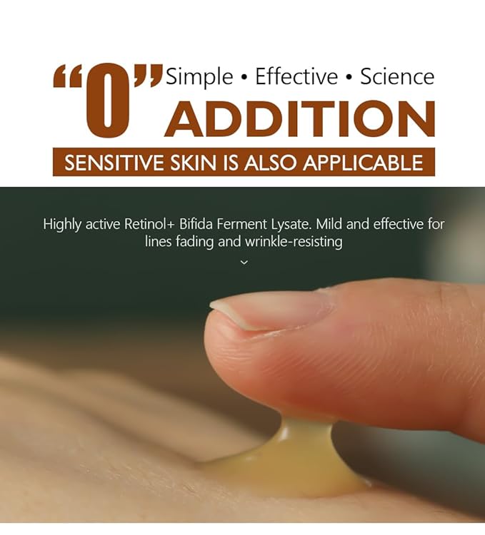 Retinol Eye Serum, Anti-Aging with Hyaluronic Acid Vitamin E Ceramide for Dark Circle, Fine Lines & Under Eye Bags Visibly Reduces, 1.02 fl.oz