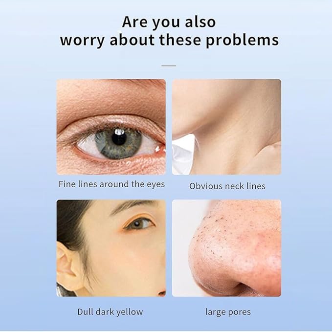 Puffy Eyes Treatment | Eye Puffiness | Eye Bags | Crows Feet | Fine Line Reducing -Under Eye, Plump Lips Wrinkle Repair Tool - Daily Anti-aging Treament - Skin Care(Blue)