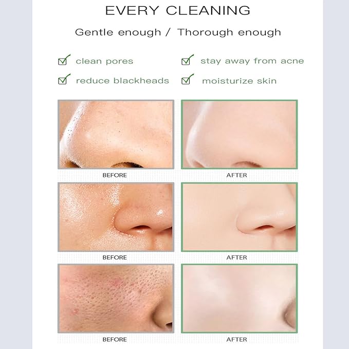 2PCS Deep Cleanse Mask Stick for Face,Blackhead Remover with Green Tea Extract,Poreless Deep Cleanse Mask Stick for Purifying,Moisturizing,Oil Control Reduce for Women and Men