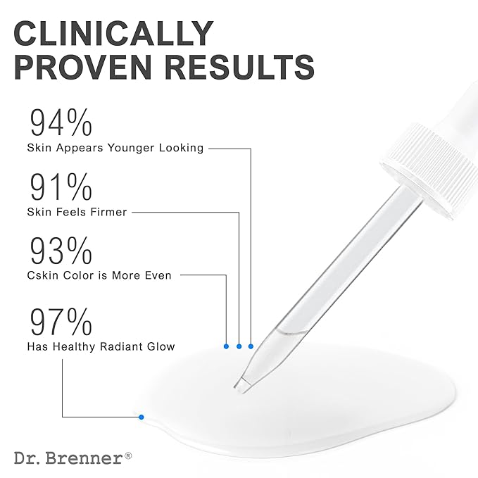 Vitamin C Serum (Tetrahexyldecyl Ascorbate) Night Oil Treatment With Squalane and Pure Rose Oil for Firmer, Glowing Skin, by Dr. Brenner 1 oz.