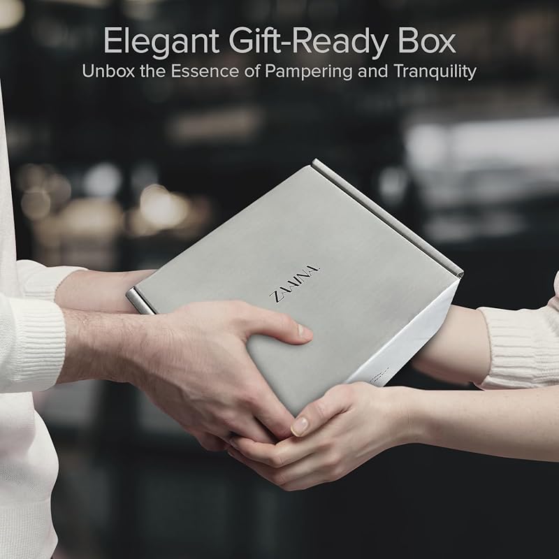 Men's Self Care Package, Father's Day Gifts for Men, Relaxation Spa Gift Set for Him - Luxury Natural Handmade Men Skin Care Kit, Unique Self Care Gift for Men by ZAAINA