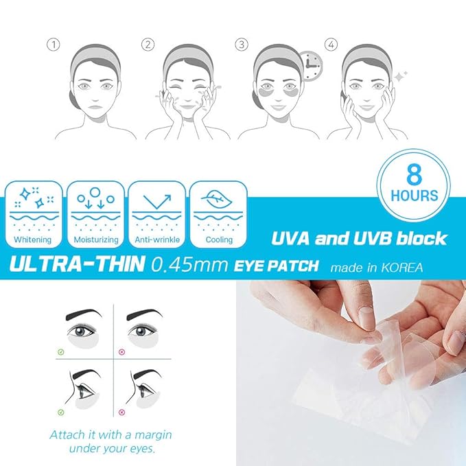 Volver skin Outdoor Eye Patches, Under Eye Mask, For Anti-Wrinkle Pads For Fine Lines and Wrinkles, UVA, UVB blocking function