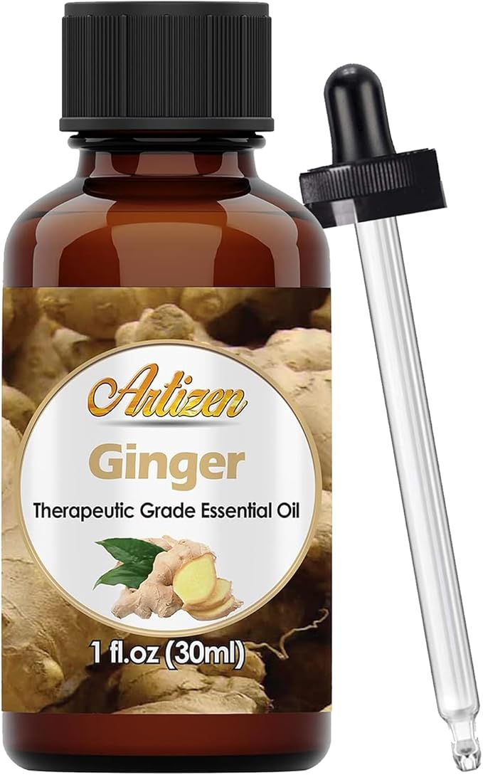 Artizen 30ml Oils - Ginger Essential Oil - 1 Fluid Ounce - Ginger Oil - Aromatherapy Oils - Ginger Aromatherapy Oil
