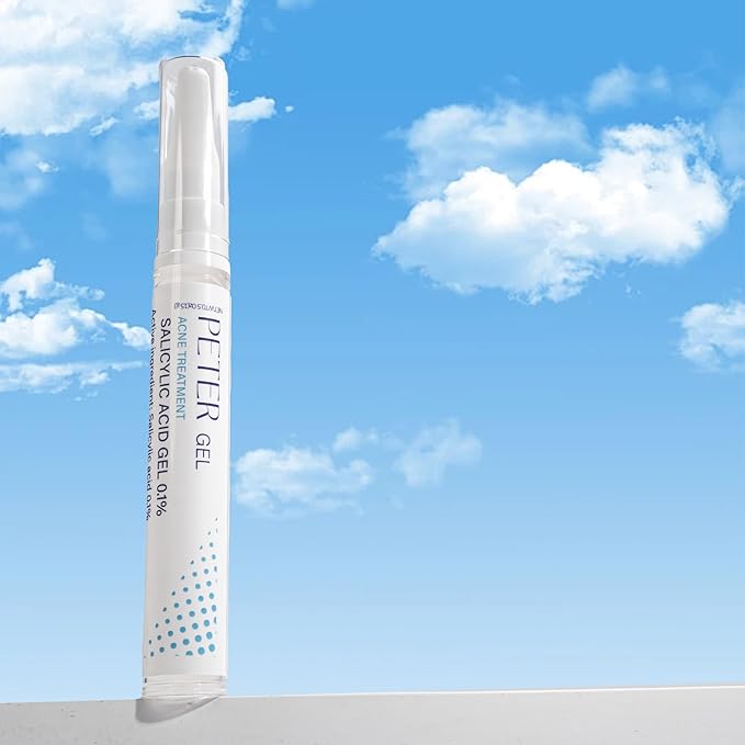 0.1% SALICYLIC ACID GELO.1% A CNE TREATMENT Gel, 30 Day Supply, Retinoid Treatment for Face with 0.1% SALICYLIC, Gentle Skin Care for Acne Prone Sensitive Skin, 15g Tube