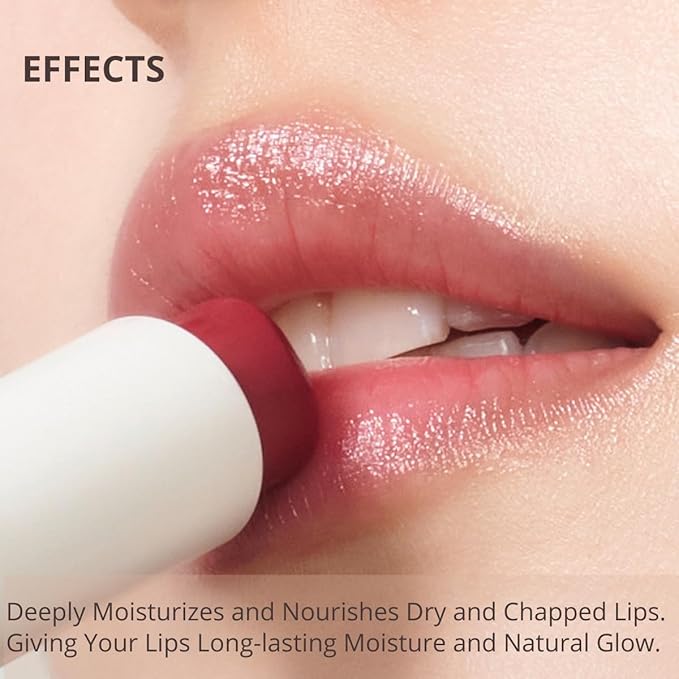 All Day Essential Tinted Lip Balm 03 Bite Watermelon | Natural Gloss Finish, Moisturizing Lip Care, Deep Nourishing Plant-Based Chapstick, Hydrating Lip Butter for Dry Cracked Chapped Lips