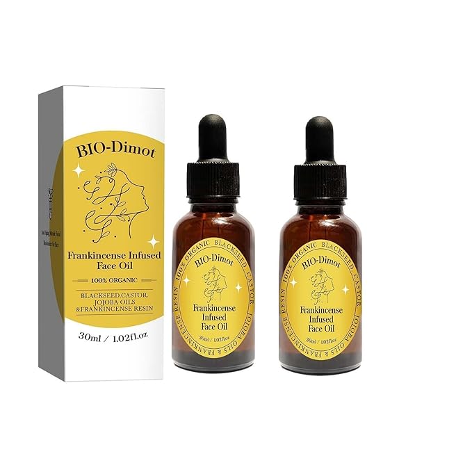 Frankincense Resin Oil For Face,Frankincense Resin Infused Organic Black Seed & Jojoba Oils,Natural skin Care moisturizing, Facial Anti-Aging Moisturizing skin Serum (2)