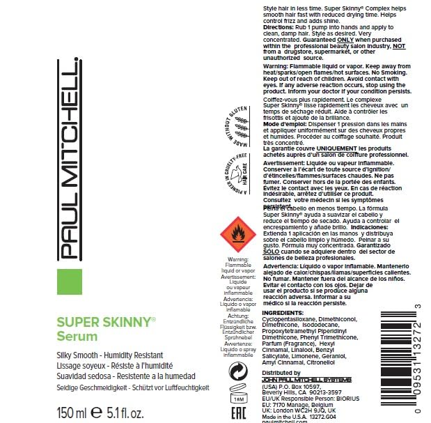 Paul Mitchell Super Skinny Serum, Speeds Up Drying Time, Humidity Resistant, For Frizzy Hair