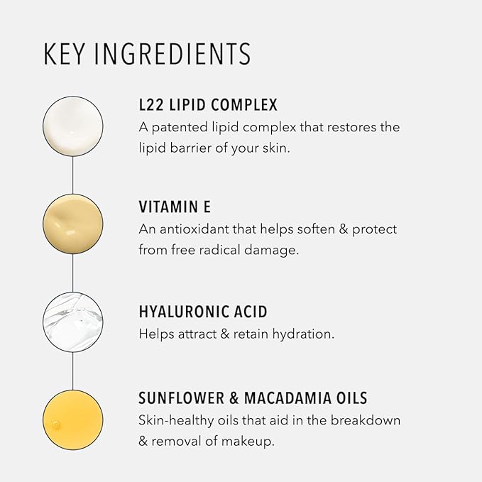 HydroPeptide Makeup Melt, Botanical Cleansing Balm, Restores, Softens and Hydrates Lips, 3.4 Ounce