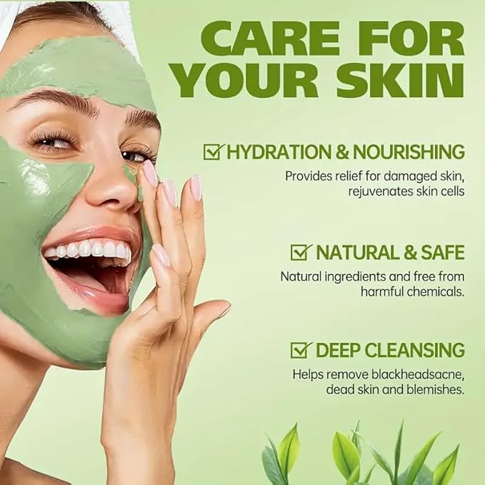 10pcs*5g Avocado Clay Mask Set, Clay Mud Mask, Moisturizing And Hydrating Skin, Blackhead Removal Men & Women Face Mask Skin Care Rejuvenating Facial Mask Travel Essential