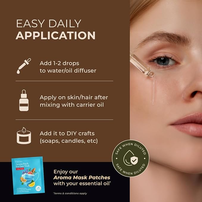 Gya Labs Australian Tea Tree Essential Oil for Skin - 0.34 Fl Oz - 100% Pure Natural Melaleuca Tea Tree Oil for Hair, Face, & Toenail, Piercings Scalp & Candle Making Scent