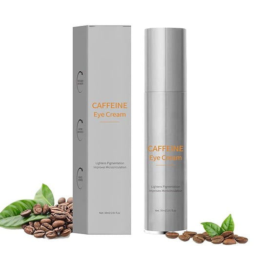 Caffeine Eye Cream Under Eye Cream for Anti-Age Eye Wrinkles Eye Elasticity Fine Lines Cream for Late Nights, Overtime Eye Skin Care For Women & Men