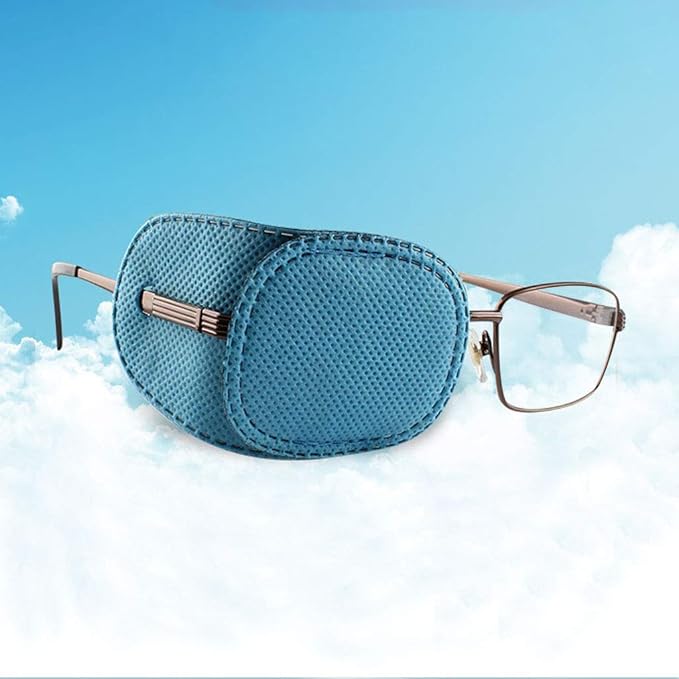 12PCS Amblyopia Eye Patch For Glasses, Children Weak Eye Patches for Strabismus Amblyopia, No irritation to skin (6 Pieces Pink, 6 Pieces Blue)