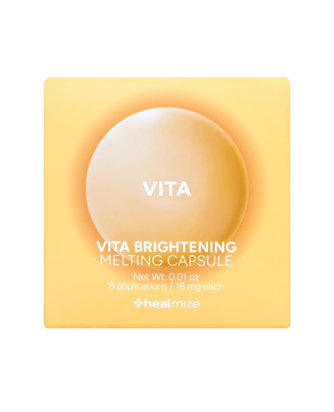 Vita Brightening Melting Capsule โ Vitamin C for Bright and Radiant Skin | Korean Skin Care for Sensitive Skin | Booster for Brightening Serum, Toner & Moisturizer | 8 Capsules