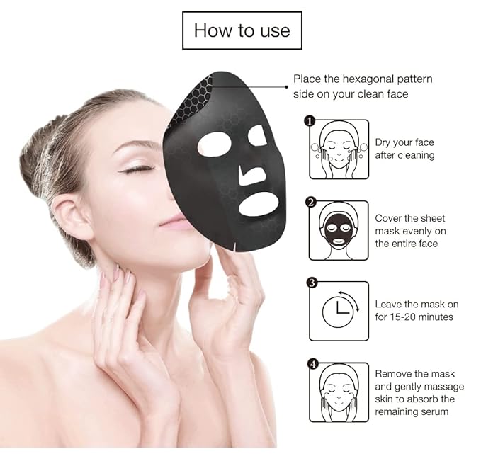 Rose & Musk Moisturizing and Anti-Aging Facial Mask-4pcs