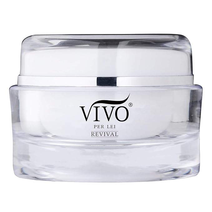 Vivo Per Lei Snow Mushroom & Peony Night Moisturizer - Anti Wrinkle Cream for Sensitive Skin - Anti Aging Night Cream with Shea Butter & Collagen - Paraben Free Moisturizer for Skin Woes - 50g