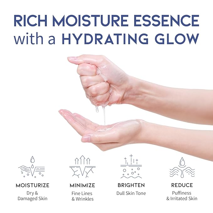 Collagen Hydrating Sheet Masks for Face Korean Anti Aging Mask Sheet for Dry Skin & Sensitive Skin, EVE Vegan, Not Tested on Animals, No Parabens, No Sulfates, Hyaluronic Acid, Witch Hazel 10EA