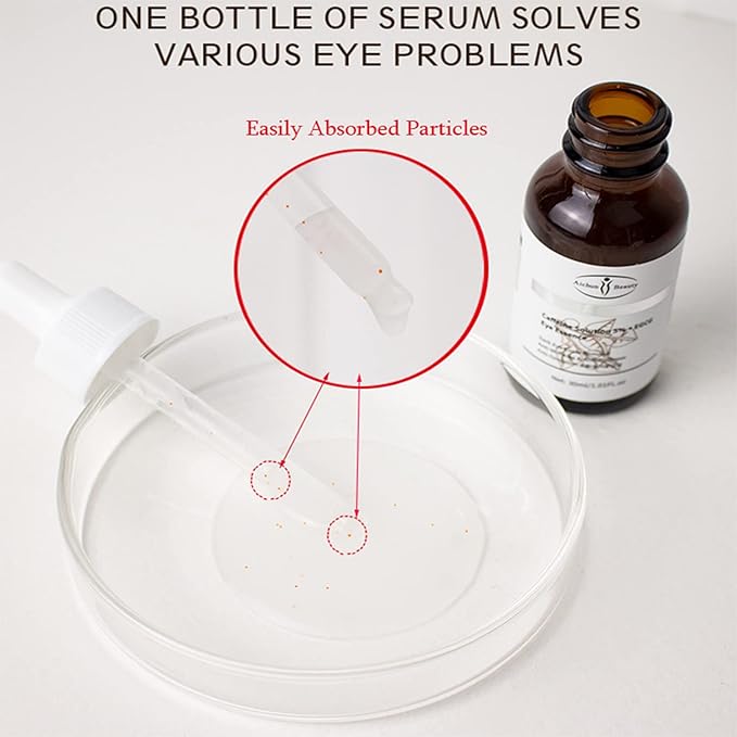 AICHUN BEAUTY Face Serum Eye Essence Anti-Wrinkles Anti-Acne Oil-Control Anti-Freckle Refreshing Moisturizing Purifying Shrink Pores 30ml 1.01FL.oz (Caffeine Solution 5% + EGCG Eye Essence)