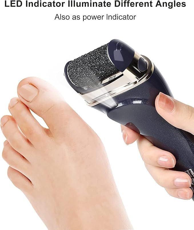 Electric Foot Callus Remover, Electronic Foot File Pedicure Kits, Rechargeable Portable Callus Remover for Feet, Professional Pedicure Tools, Foot Care Perfect for Dead Skin Ideal Gift