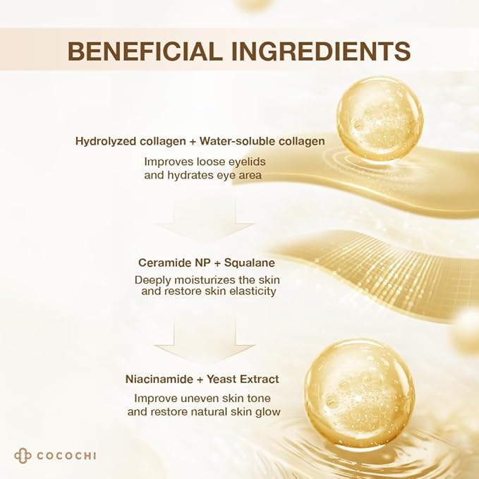 AG Ultimate U-Shaped Firming Eye Patches 5 Pairs, Hydrating Under Eye Mask Pads, Under Eye Patches for Puffy Eyes and Dark Circles with Tweezers (exp. March 2026)