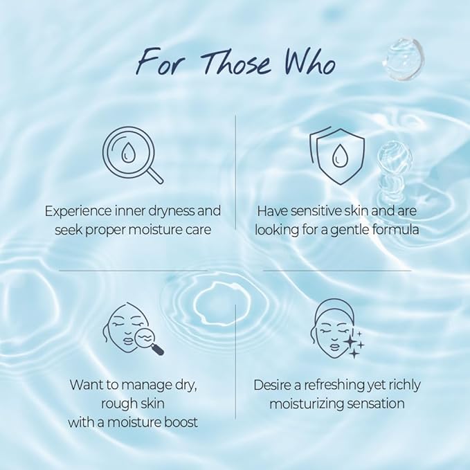 BLUE PEARLSATION 8 Hydra Marine Ampoule - Enriched with Hyaluronic Acid for Dual-Layered Skin Hydration & Panthenol Nourishment - Ideal for Sensitive Skin Types – 1.69 floz