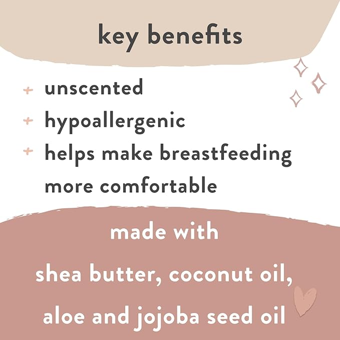 The Honest Company Honest Mama Calm Your Nip Balm | Nourishing, Soothing Nipple Cream for Nursing | Naturally Derived + Safe for Sensitive Skin | 1.75 fl oz