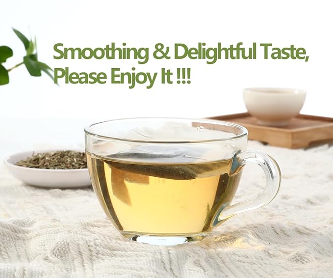 Premium 100 Horsetail Tea Bags, Made with 100% Wild Natural Horse Tail Herb, For Hair & Nail, No Additives & Caffeine Free-Cola De Caballo Hierba.